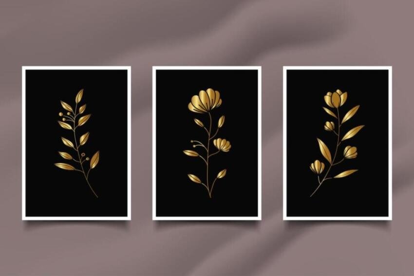 Abstrakt Affisch Trio Pack
