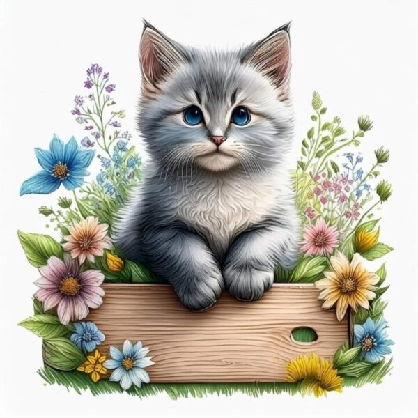 S?t Katt Affisch
