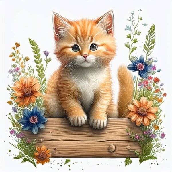 S?t Katt Affisch
