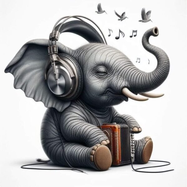 Barnrum Elefant Affisch