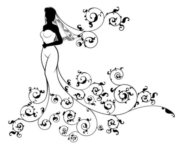 Wedding girl Affisch