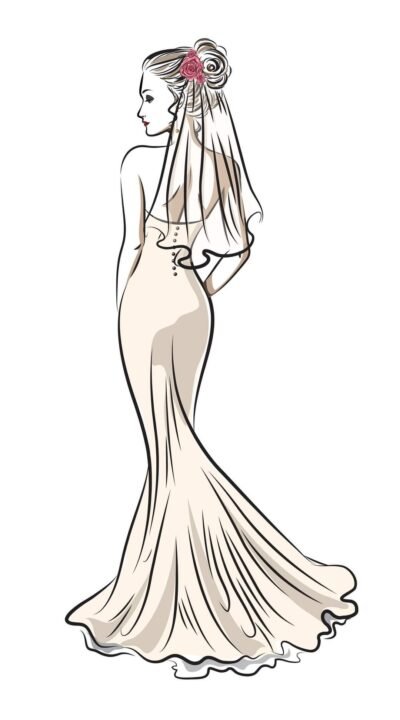 Wedding girl Affisch