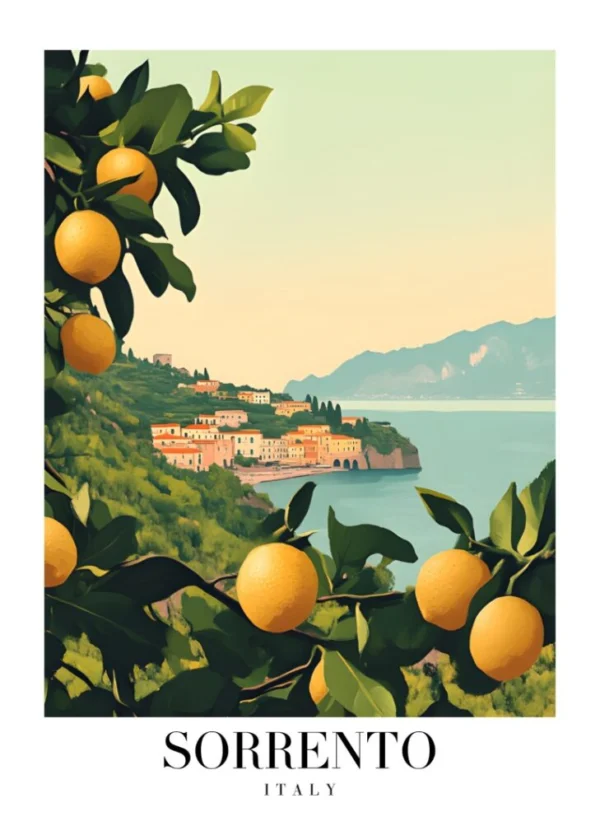 Världsstäder Affisch/Poster/Print/Tavla
