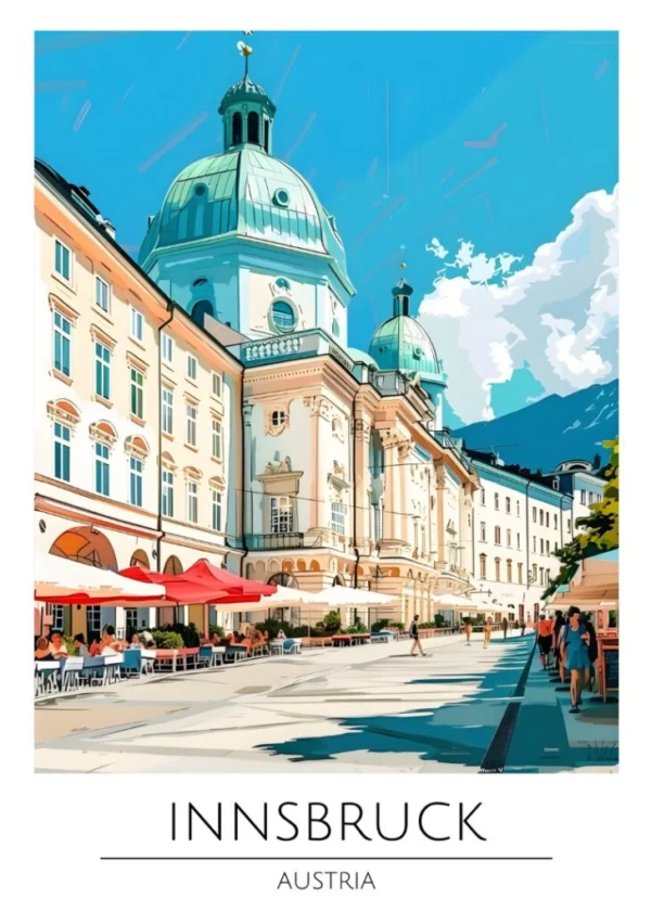 Världsstäder Affisch/Poster/Print/Tavla