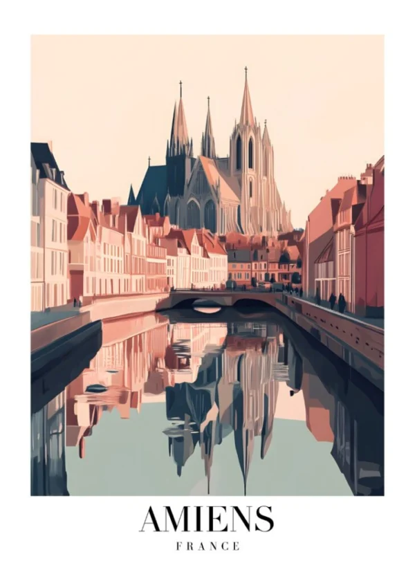Världsstäder Affisch/Poster/Print/Tavla