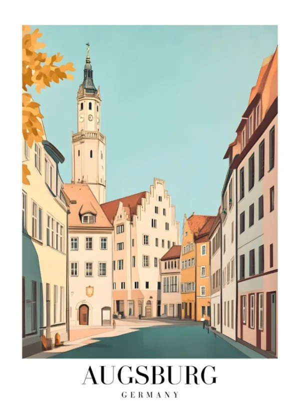 Världsstäder Affisch/Poster/Print/Tavla