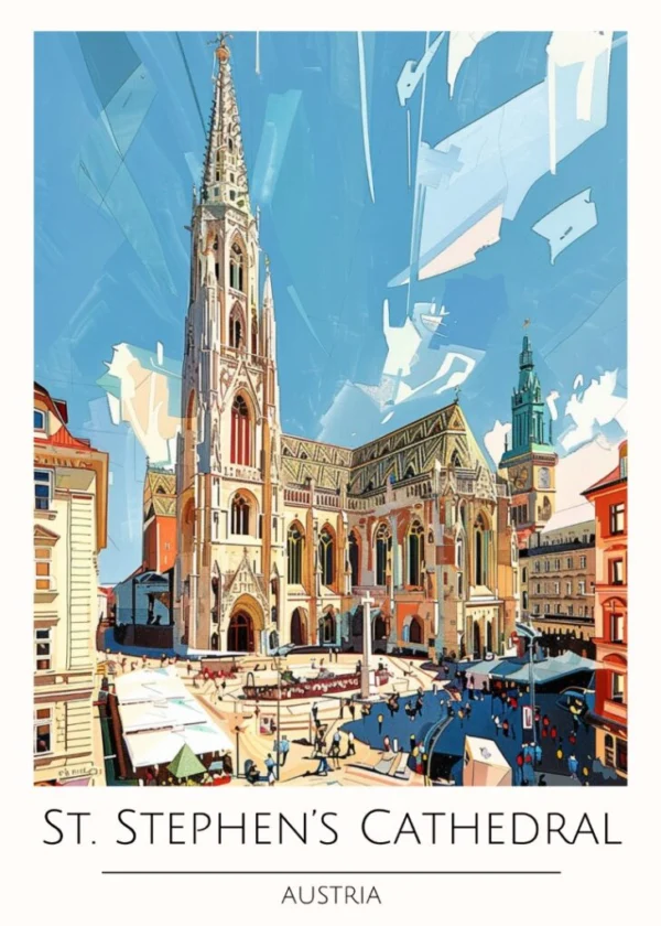 Världsstäder Affisch/Poster/Print/Tavla