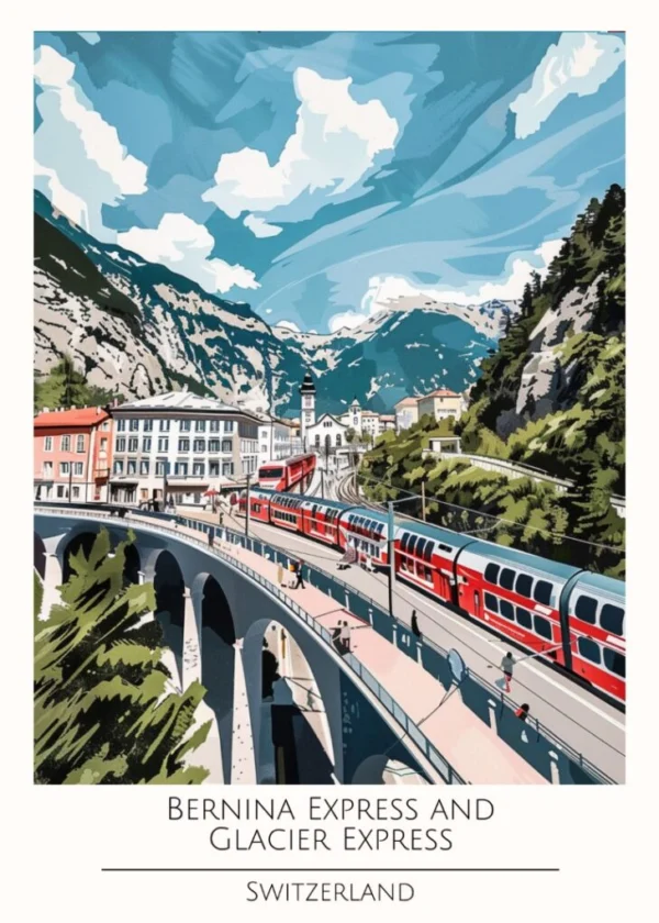 Världsstäder Affisch/Poster/Print/Tavla