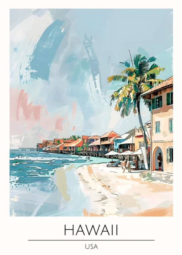 Världsstäder Affisch/Poster/Print/Tavla