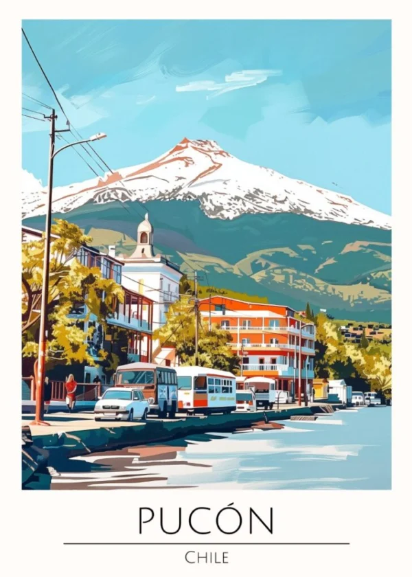 Världsstäder Affisch/Poster/Print/Tavla