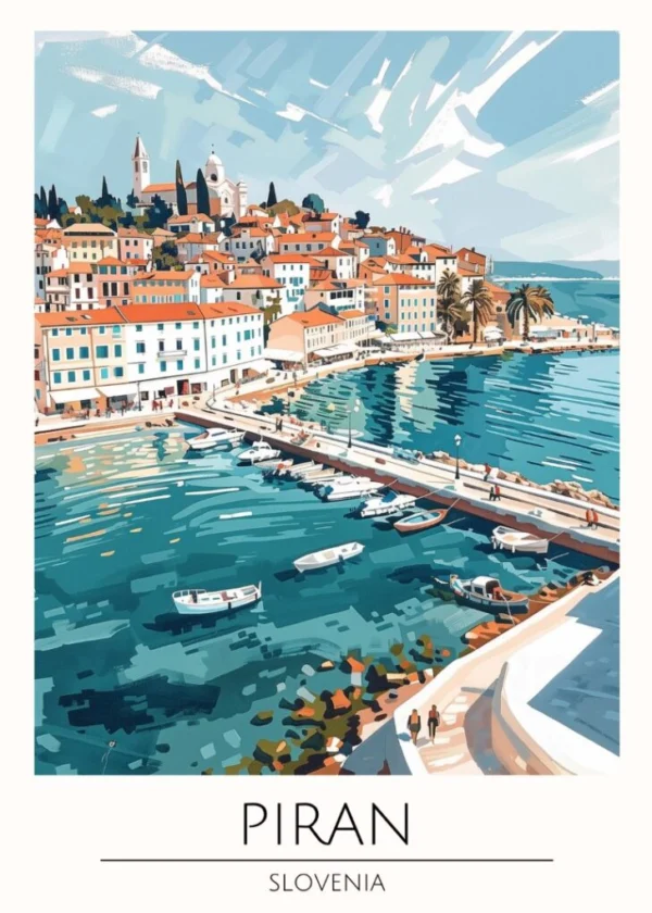 Världsstäder Affisch/Poster/Print/Tavla
