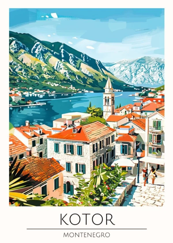 Världsstäder Affisch/Poster/Print/Tavla