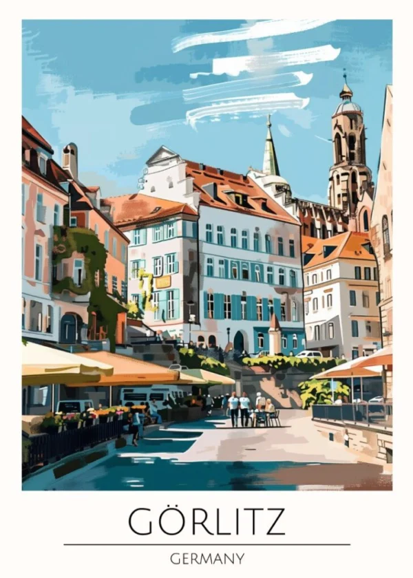 Världsstäder Affisch/Poster/Print/Tavla