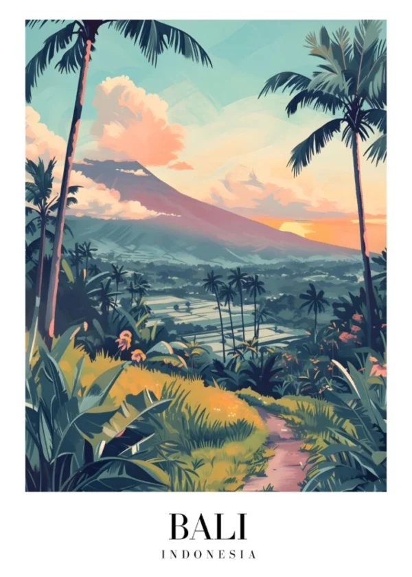 BALI INODENSIA Affisch/Poster/Print/Tavla
