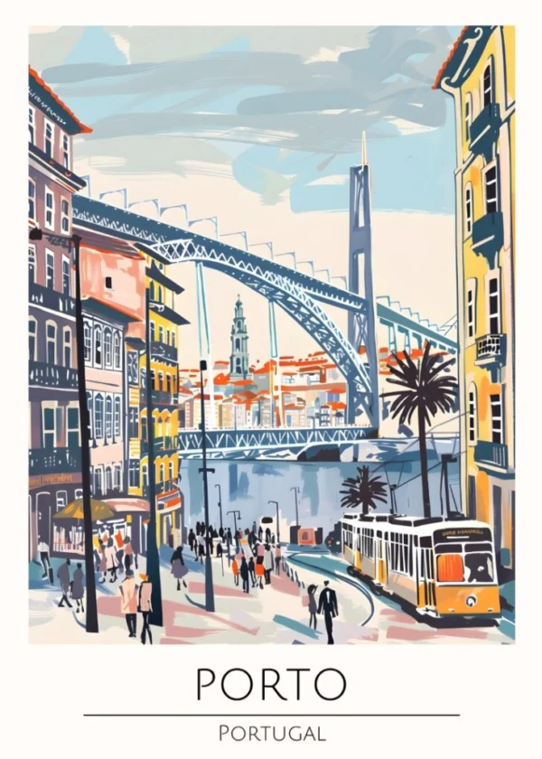 Världsstäder Affisch/Poster/Print/Tavla