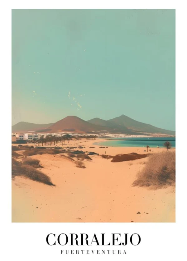 CORRALEJO Affisch/Poster/Print/Tavla