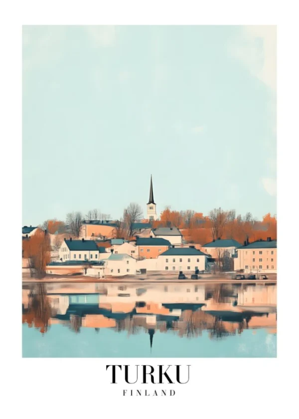 Världsstäder Affisch/Poster/Print/Tavla