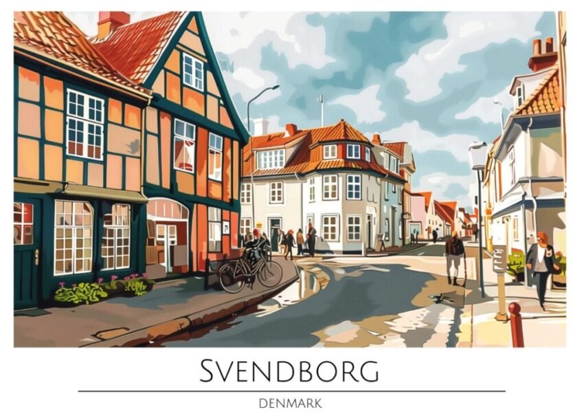 Världsstäder Affisch/Poster/Print/Tavla